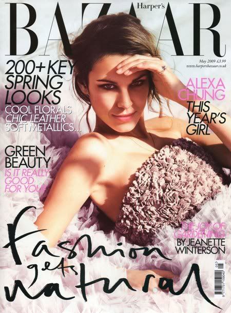 Gray Boulevard: COVER TO COVER : ALEXA CHUNG HARPERS BAZAAR MAY 09